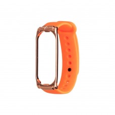 Ремінець для Xiaomi Mi Band 3 / 4 Ribbed Колір Помаранчевий