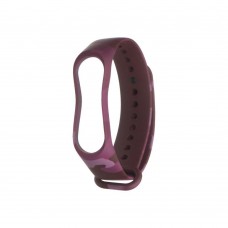 Ремінець для Xiaomi Mi Band 3 / 4 Pattern Колір Хакi Бордовий