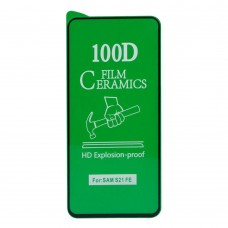 Защитное стекло Film Ceramic for Samsung S21FE Колір Чорний