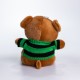 М'яка іграшка-брелок Ведмедик у зеленому светрі 20 см плюшевий ведмедик 509-28BRGR