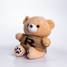 М'яка іграшка-брелок Мишка в коричневому светрі 20 см плюшевий ведмедик 509-28BEBR