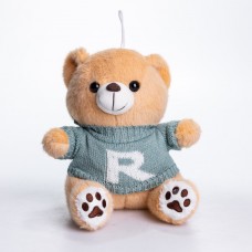 М'яка іграшка-брелок Ведмедик у м'ятному светрі 20 см плюшевий ведмедик 509-28BEGR