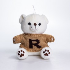 М'яка іграшка-брелок Ведмедик у коричневому светрі 20×20×15 (см) плюшевий ведмедик 509-28WBR