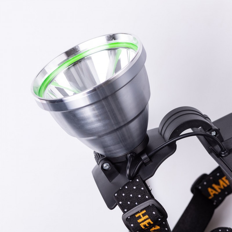 Налобний ліхтар акумуляторний зі швидкою зарядкою 16х10х13 см LED зарядка від сонячної панелі HP-JG-5