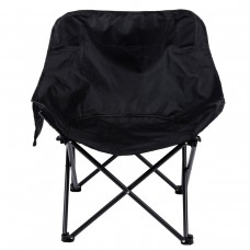 Крісло розкладне туристичне 47х58х70 см з кишенею Чорне SJ-0056-1