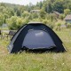 Намет двомісний 200×150×120 см кемпінговий туристичний для риболовлі LU-025B Чорний