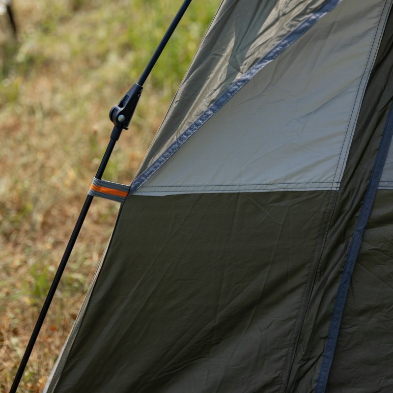 Намет автоматичний тримісний 2*2 (м) кемпінговий туристичний LU-0016GR Хакі