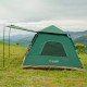 Намет кемпінговий 3-місний з тентом 235*235*155 см зелений LU005GR