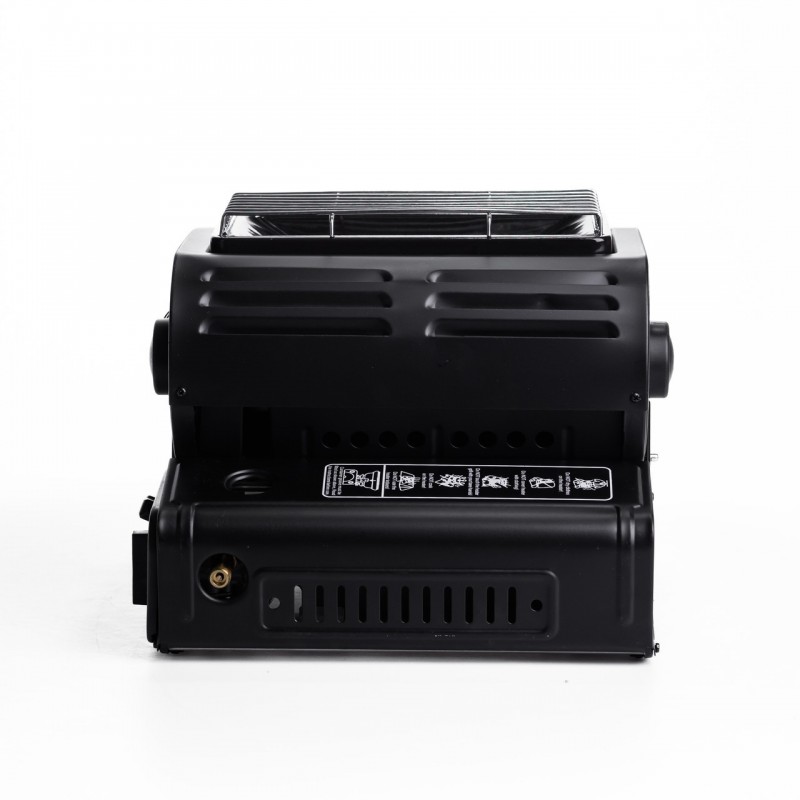 Обігрівач-плита туристична газова HP-DS3-8 1300 Вт чорна газова плита настільна