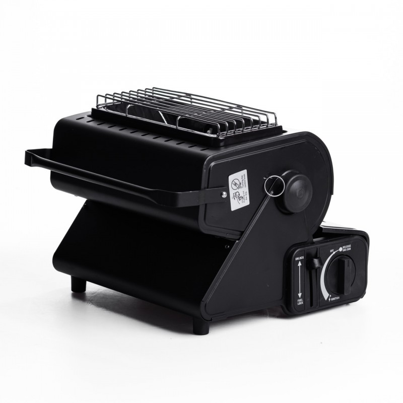 Обігрівач-плита туристична газова HP-DS3-8 1300 Вт чорна газова плита настільна