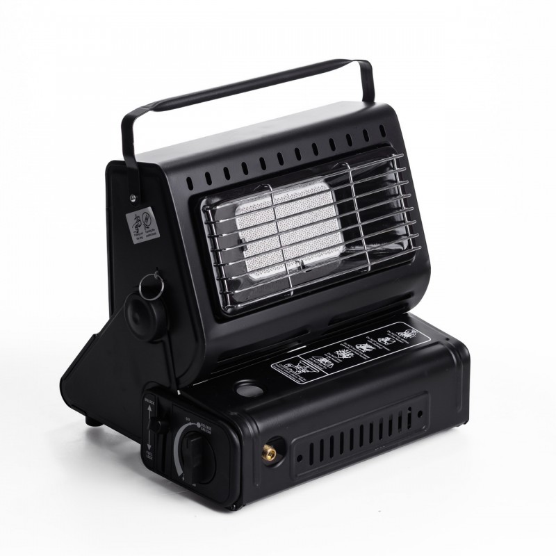 Обігрівач-плита туристична газова HP-DS3-8 1300 Вт чорна газова плита настільна