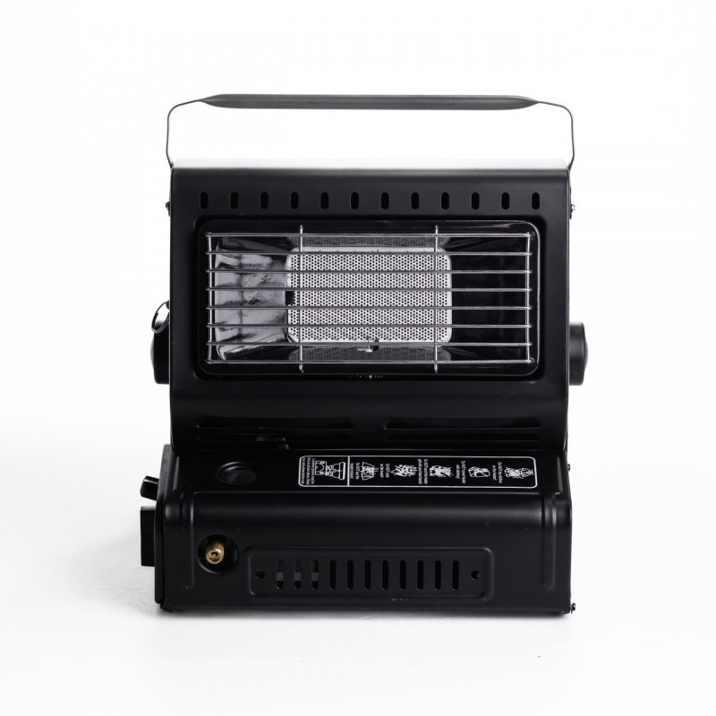 Обігрівач-плита туристична газова HP-DS3-8 1300 Вт чорна газова плита настільна