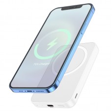 Универсальная Мобильная Батарея Power Bank Hoco J109 PD20W Easy Wireless Fast Charging 5000mAh Белый