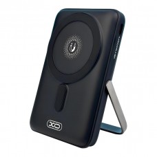 Універсальна Мобільна Батарея Power Bank XO PR233 PD30W Magnetic wireless 15W Type-C with U-shaped holder 10000mAh Чорний