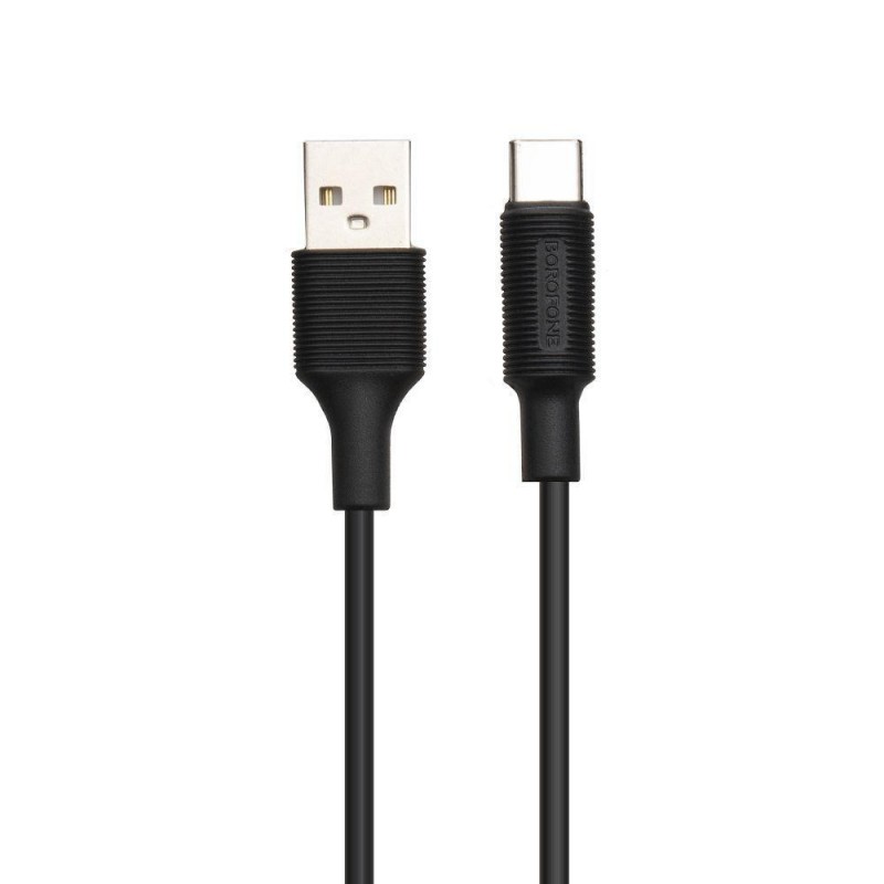 Автомобільний Зарядний Пристрій Borofone BZ2 Type-C 2 USB 2.4A Колір Чорний