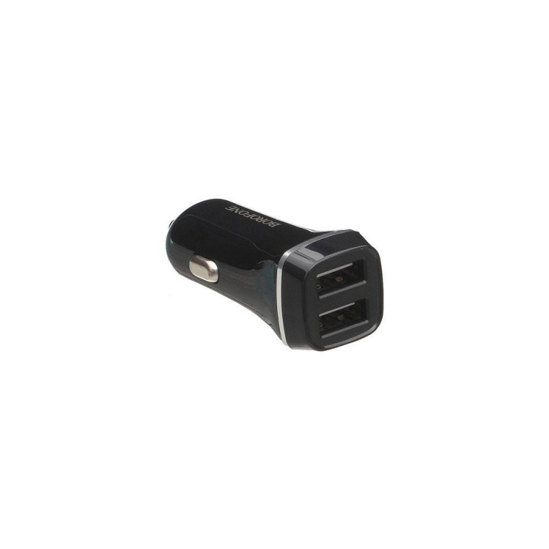 Автомобільний Зарядний Пристрій Borofone BZ2 Type-C 2 USB 2.4A Колір Чорний