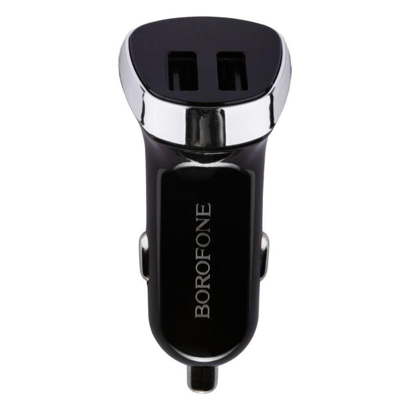 Автомобільний Зарядний Пристрій Borofone BZ15 2USB 2.4A Колір Бiлий