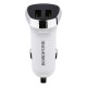 Автомобільний Зарядний Пристрій Borofone BZ15 Lightning 2USB 2.4A Колір Бiлий