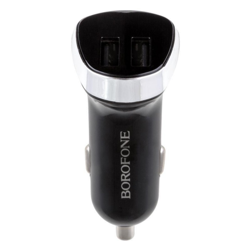 Автомобільний Зарядний Пристрій Borofone BZ15 Type-C 2USB 2.4A Колір Бiлий