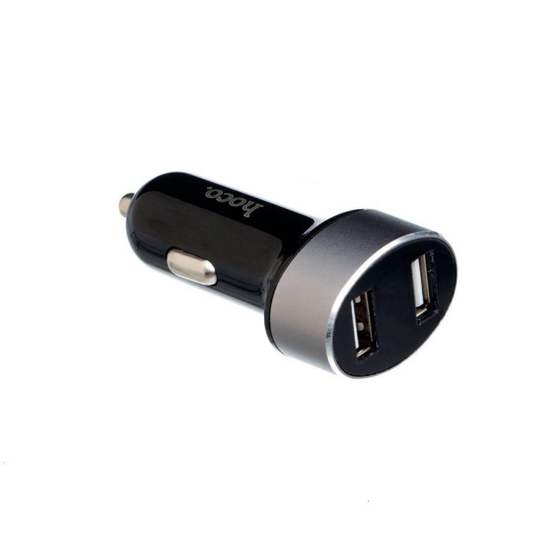 Автомобільний Зарядний Пристрій Hoco Z26 2 USB Колір Білий