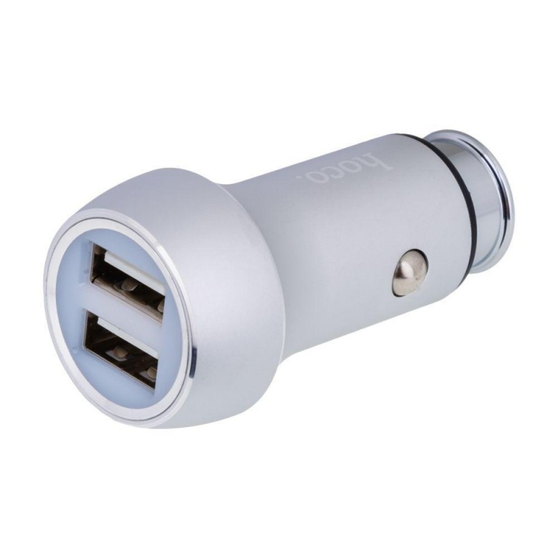 Автомобільний Зарядний Пристрій Hoco Z7 Transformer 2USB Колір Чорний