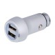 Автомобільний Зарядний Пристрій Hoco Z7 Transformer 2USB Колір Сталевий