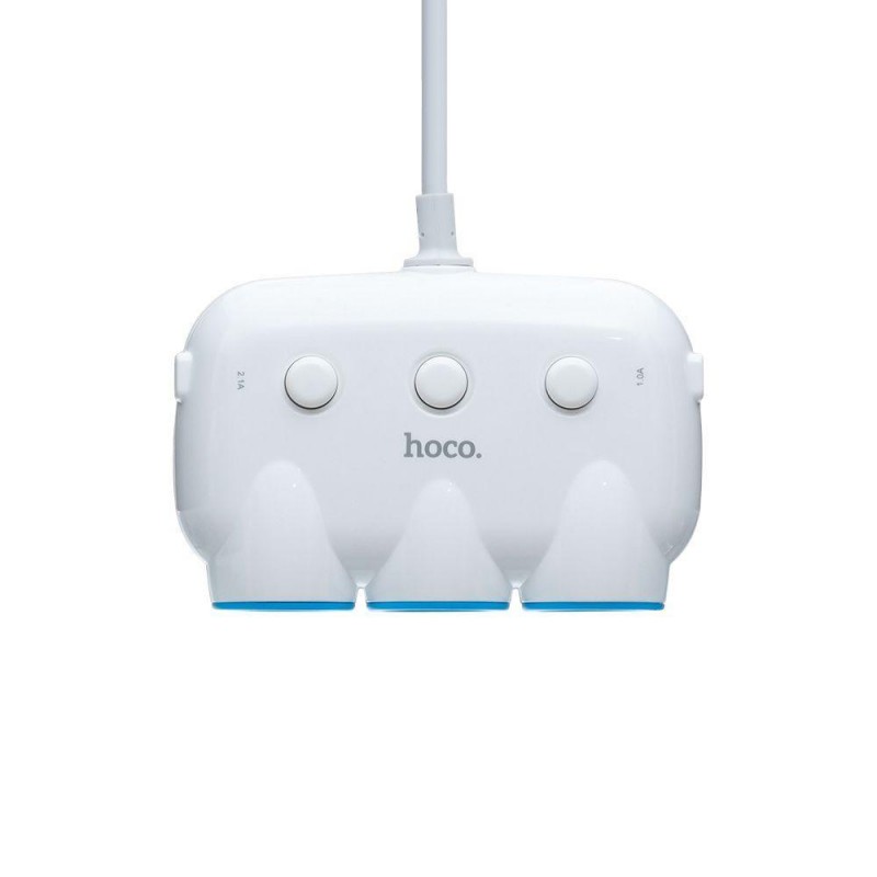 Авто Hub Hoco C1 Three in One Колір Білий