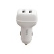 Автомобільний Зарядний Пристрій Hoco Z36 Lightning 2USB Колір Бiлий
