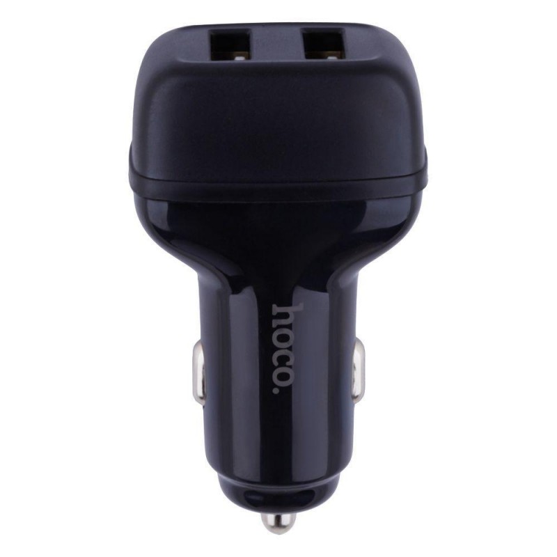 Автомобільний Зарядний Пристрій Hoco Z36 Lightning 2USB Колір Бiлий