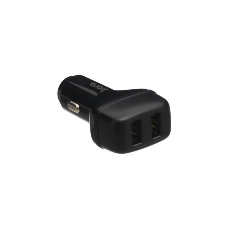 Автомобільний Зарядний Пристрій Hoco Z36 Lightning 2USB Колір Чорний