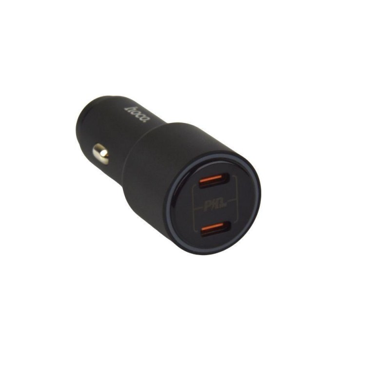 Автомобільний Зарядний Пристрій Hoco NZ3 Dual Port PD QC3.0 40W Type-C to Lightning Колір Чорний