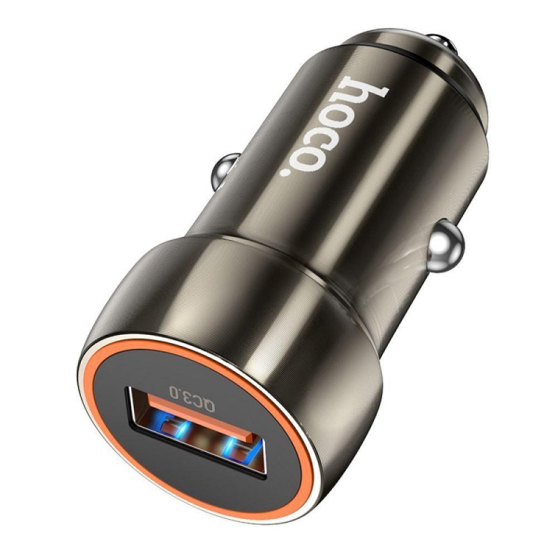 Автомобільний Зарядний Пристрій Hoco Z46 18W QC3.0 Колір Сапфірово-синій