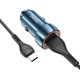 Автомобільний Зарядний Пристрій Hoco Z46 QC3.0 18W Type C Колір Сапфірово-синій