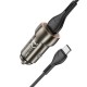 Автомобільний Зарядний Пристрій Hoco Z46 QC3.0 18W Type C Колір Сапфірово-синій