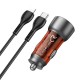 Автомобільний Зарядний Пристрій Hoco NZ8 Sprinter 43W PD25W+QC3.0 Type-C to Lightning Колір Помаранчевий