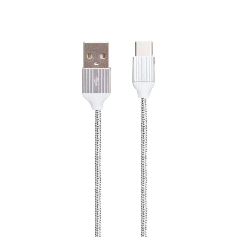 Автомобільний Зарядний Пристрій LDNIO DL-C302 2USB 3.6A Type-C Колір Сталевий