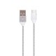 Автомобільний Зарядний Пристрій LDNIO DL-C302 2USB 3.6A Type-C Колір Сталевий