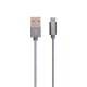 Автомобільний Зарядний Пристрій LDNIO DL-C302 2USB 3.6A Micro Колір Сталевий
