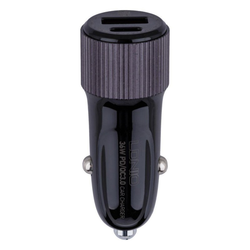 Автомобільний Зарядний Пристрій LDNIO C510Q Micro QC3.0 / USB-C PD Колір Чорний