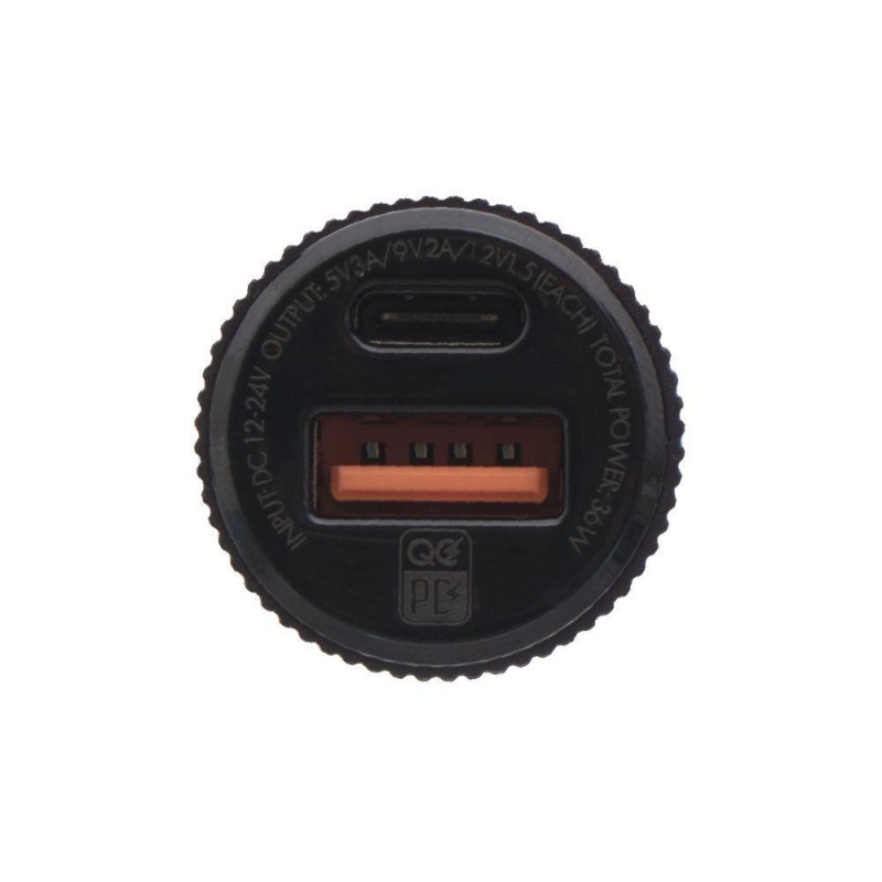 Автомобільний Зарядний Пристрій LDNIO C510Q Micro QC3.0 / USB-C PD Колір Чорний