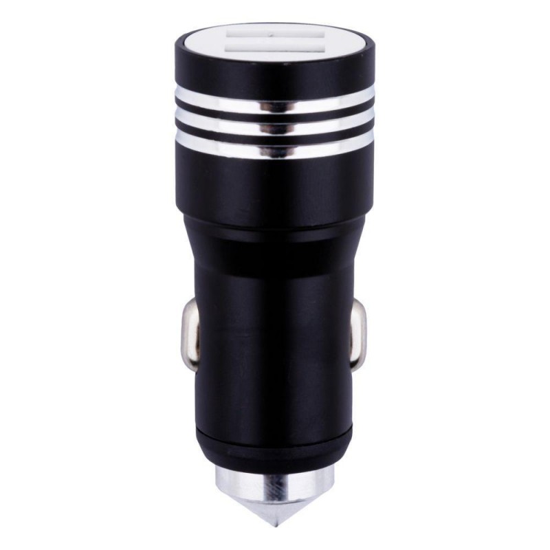 Авто USB Адаптер Hammer II WIN-010 2 USB 2.4A Колір Чорний
