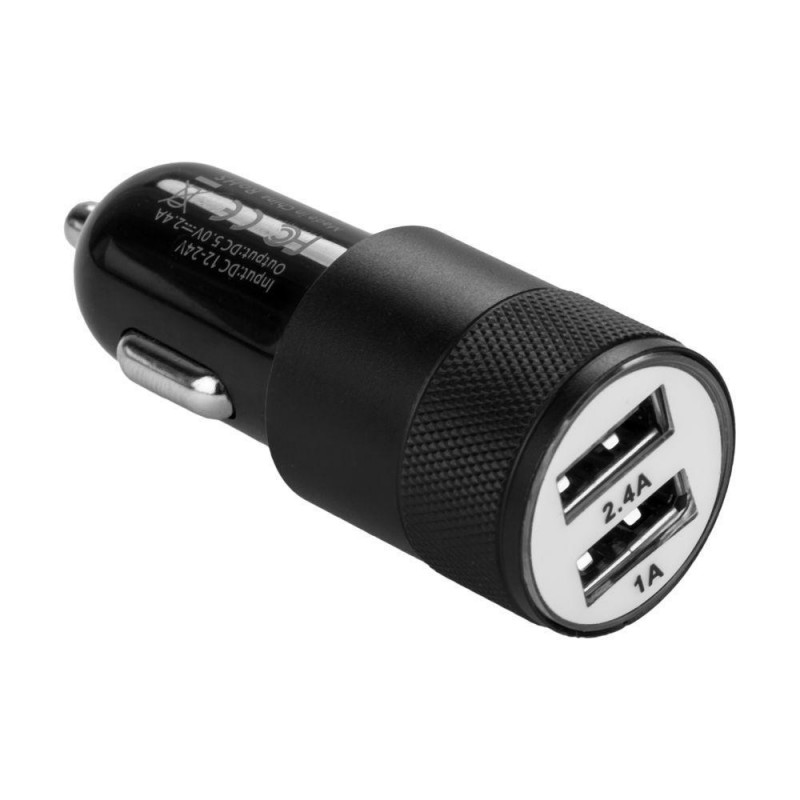 Автомобільний Зарядний Пристрій M-07 2 USB 2400 mAh Колір Чорний