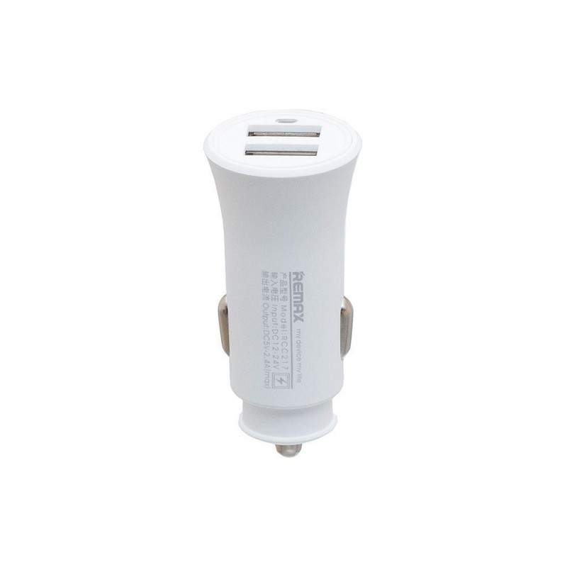 Автомобільний Зарядний Пристрій Remax RCC 217 2 USB 2.4A Колір Чорний