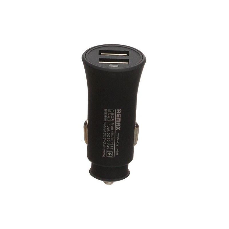 Автомобільний Зарядний Пристрій Remax RCC 217 + Cable 3in1 2 USB Колір Чорний
