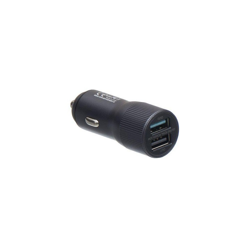 Автомобільний Зарядний Пристрій Remax RCC 221 2 USB 2.4A + QC3.0 Колір Сірий