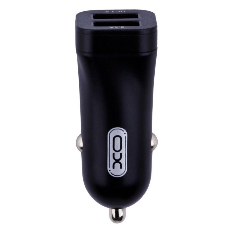 Автомобільний Зарядний Пристрій XO CC-17 2USB QC 3.0 Колір Чорний