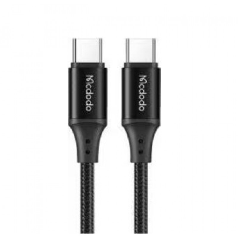 Кабель McDodo USB-C to USB-C 60W Data Cable 1m Black