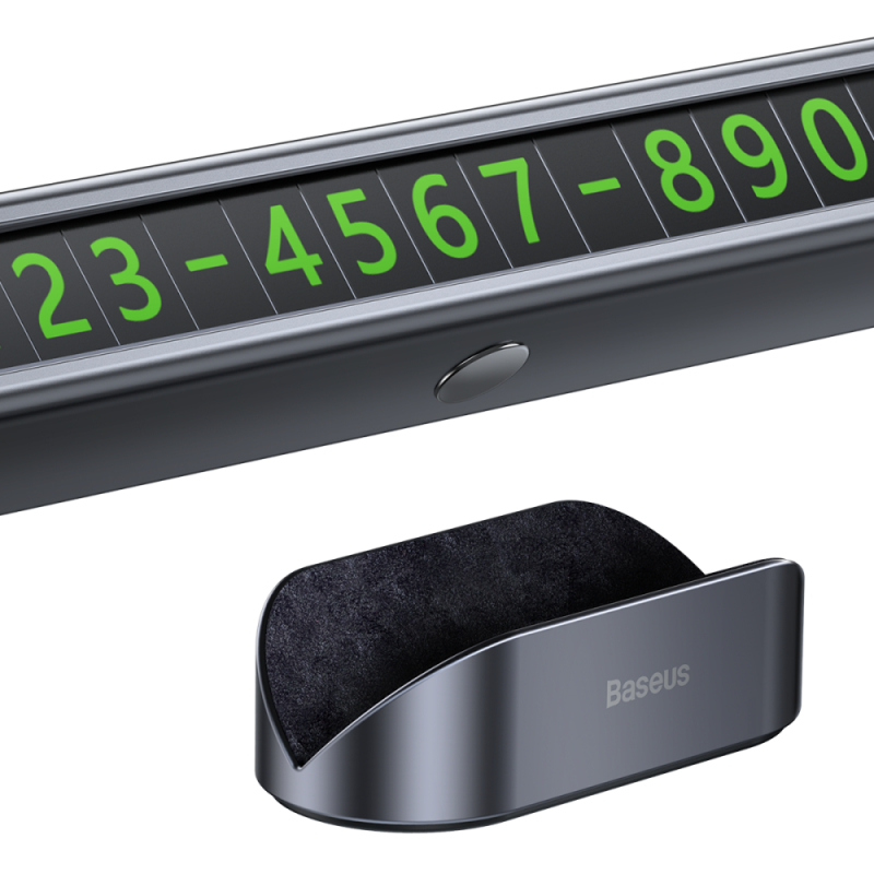 Автотабличка Baseus CNFT000001 Колір Чорний, 01