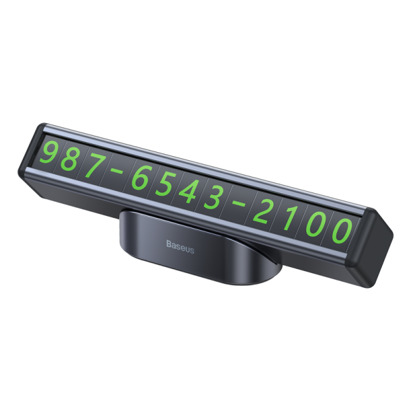 Автотабличка Baseus CNFT000001 Колір Чорний, 01