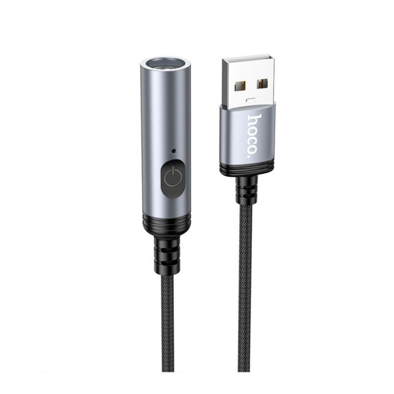 Прикурювач Hoco UA30 USB-А Cigarette Lighter Колір Чорний